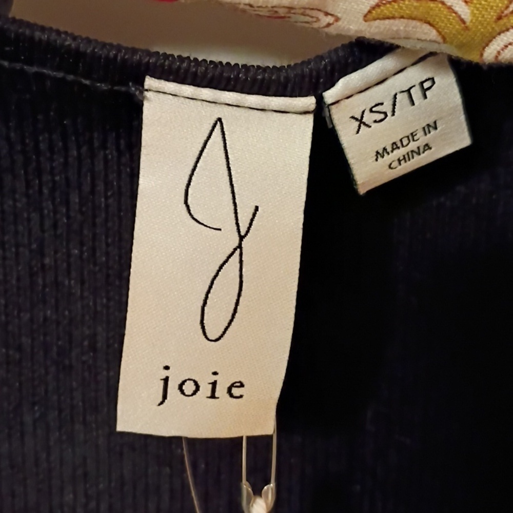 NWT Double Breasted Joie Black Cardigan - Picture 5 of 7